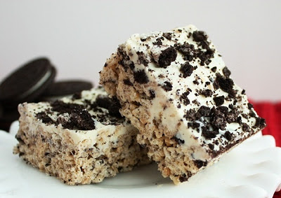Oreo Rice Krispie Treats