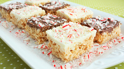 Peppermint Rice Krispies