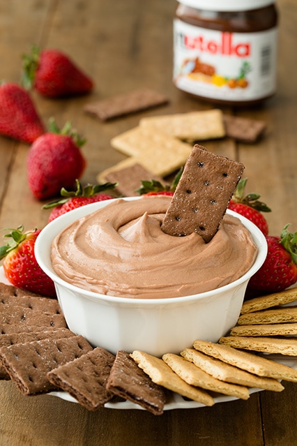 Nutella Cheesecake Fruit Dip