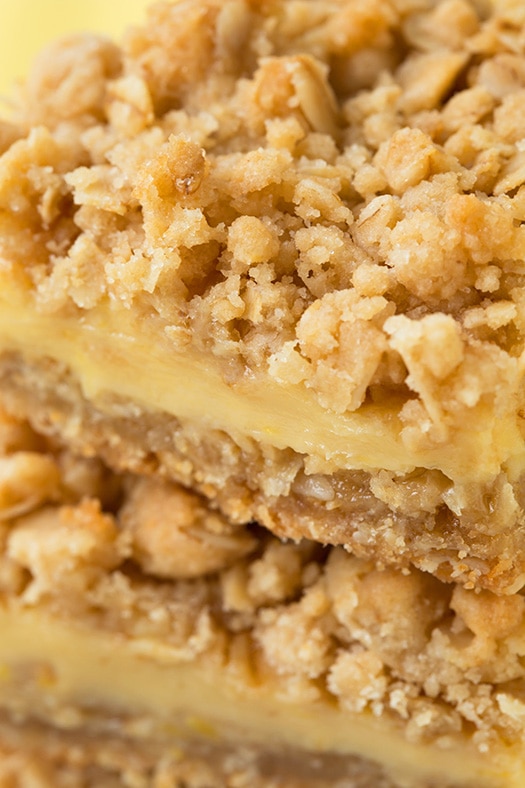 Lemon Creme Crumb Bars | Cooking Classy