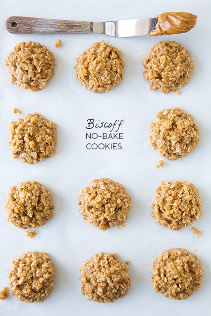 Biscoff No Bake Cookies | Cooking Classy
