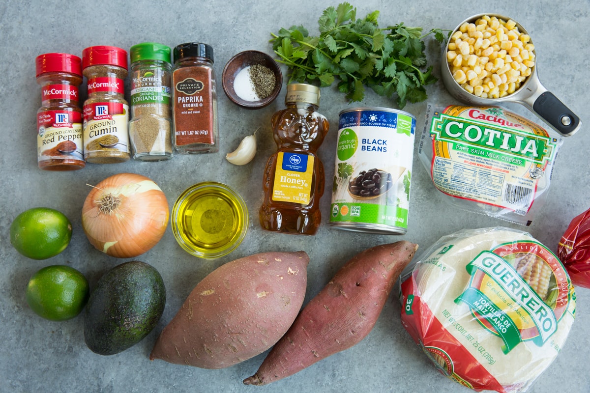 Taco ingredients