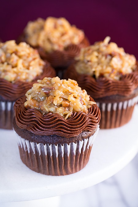 German Chocolate Cupcakes | Cooking Classy