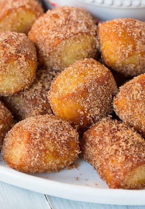 Copycat Auntie Anne's Cinnamon Sugar Pretzel Bites | Cooking Classy
