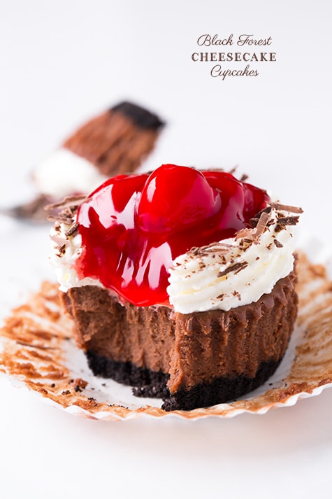 Black Forest Cheesecake Cupcakes | Cooking Classy
