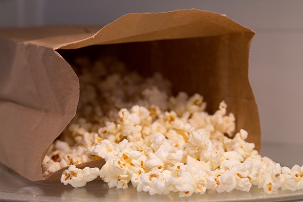 How to make popcorn using a brown paper bag in the microwave | Cooking Classy
