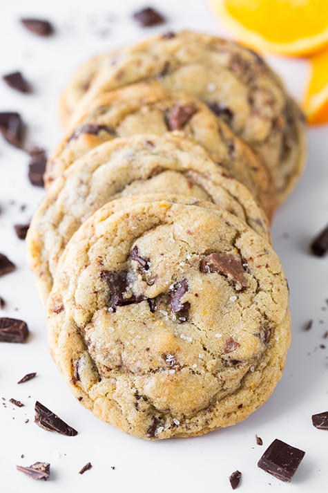 Orange, Chocolate Chunk and Sea Salt Cookies | Cooking Classy