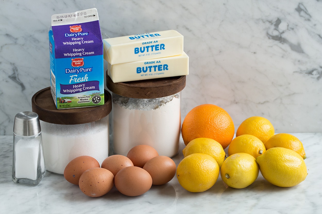 Lemon Bars Ingredients