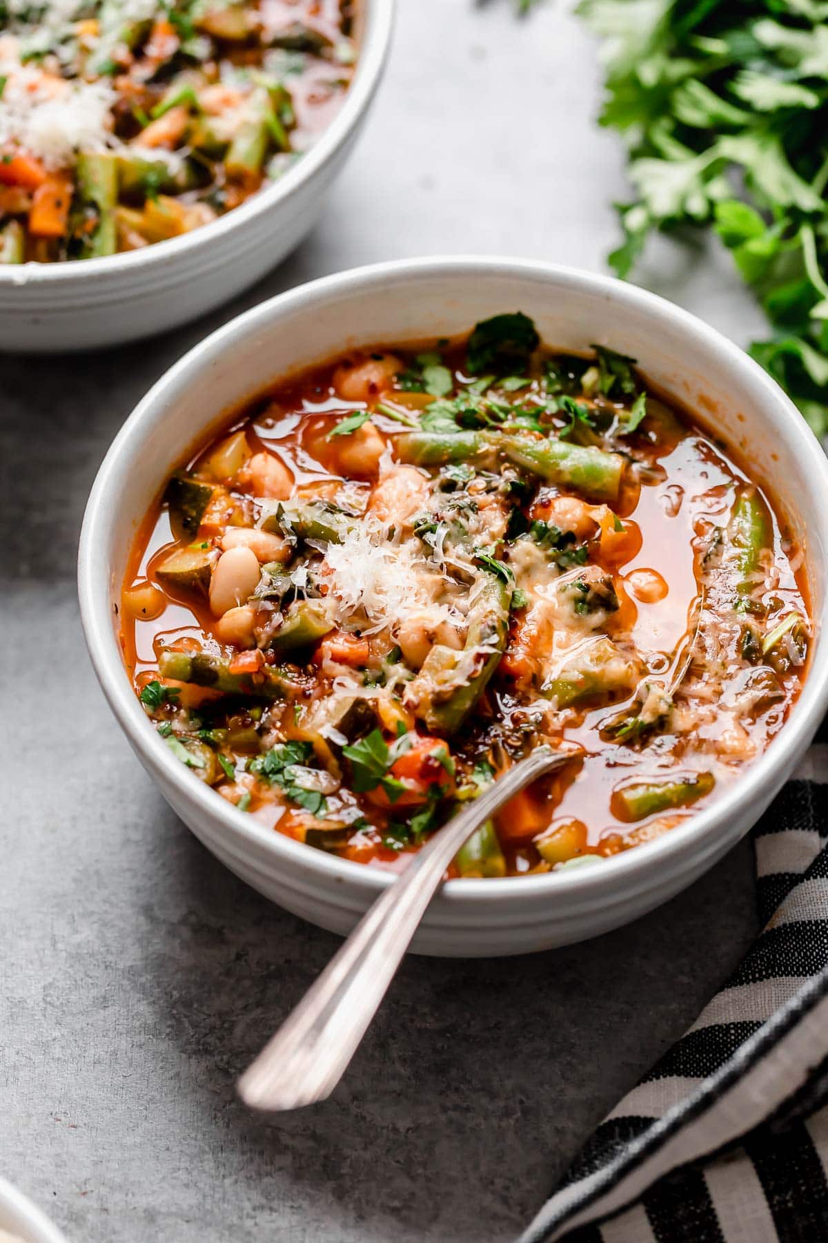 Kale and Quinoa Minestrone