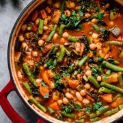 Kale and Quinoa Minestrone