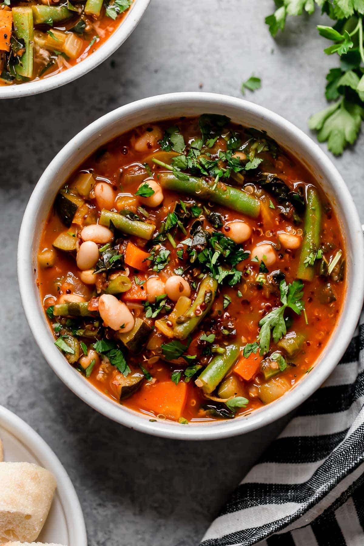 Kale and Quinoa Minestrone
