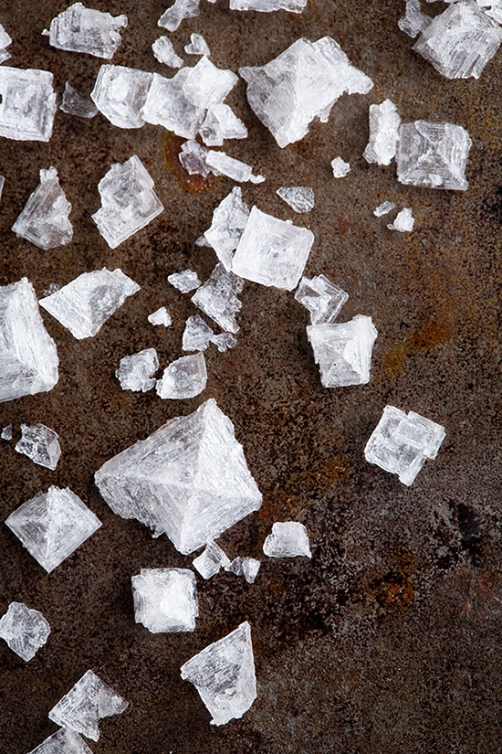 flakes of maldon sea salt 