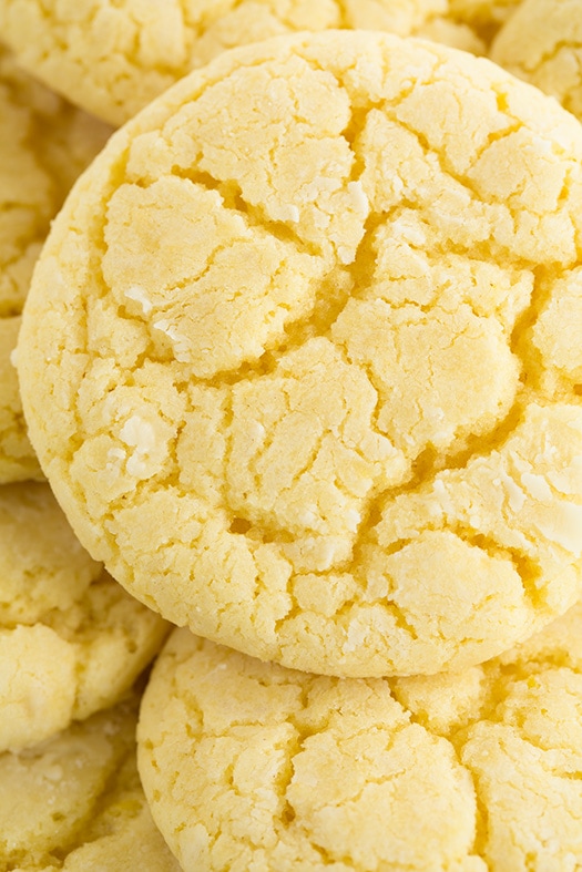 Lemon Crinkle Cookies