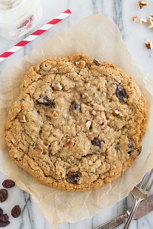 Recipe for just ONE Oatmeal Raisin Cookie | Cooking Classy