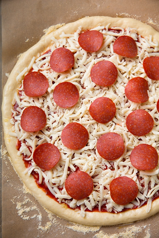 Pepperoni Pizza (pizza dough and pizza sauce recipes included) | Cooking Classy
