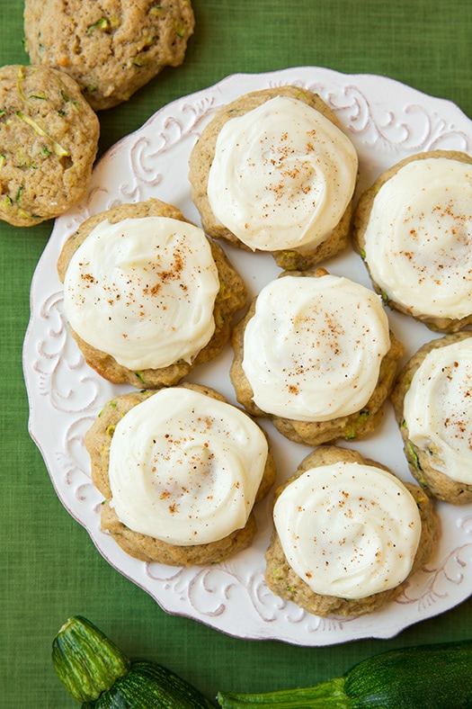 Zucchini Cookies with Cream Cheese Frosting | Cooking Classy