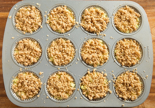 Caramel Apple Mini Cheesecakes with Streusel Topping | Cooking Classy