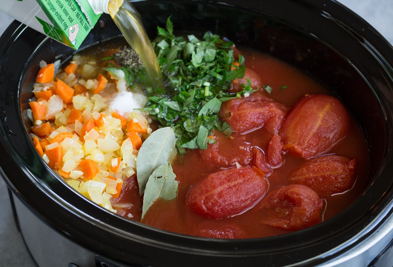 Tomato Basil Tortellini Soup