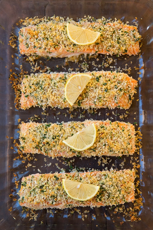 Panko Crusted Honey Mustard Salmon | Cooking Classy