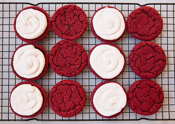 Red Velvet Oreos from Red Velvet Lover's Cookbook| Cooking Classy