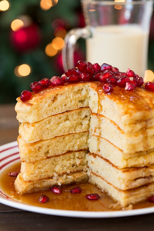 Eggnog Pancakes | Cooking Classy