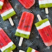 Watermelon popsicles