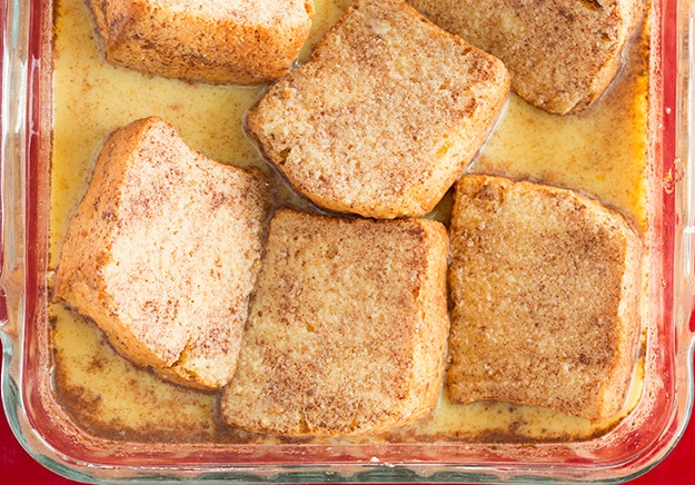Angel Food Cake French Toast with Fresh Strawberry Syrup | Cooking Classy