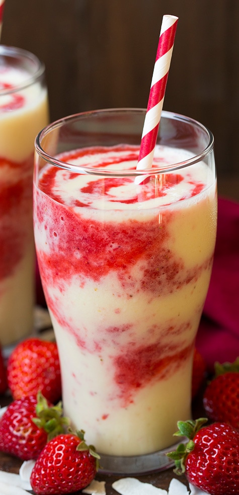Strawberry Colada Smoothie | Cooking Classy