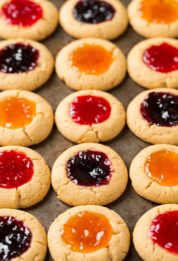 PB&J Thumbprint Cookies | Cooking Classy