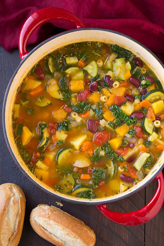 Autumn Minestrone Soup | Cooking Classy