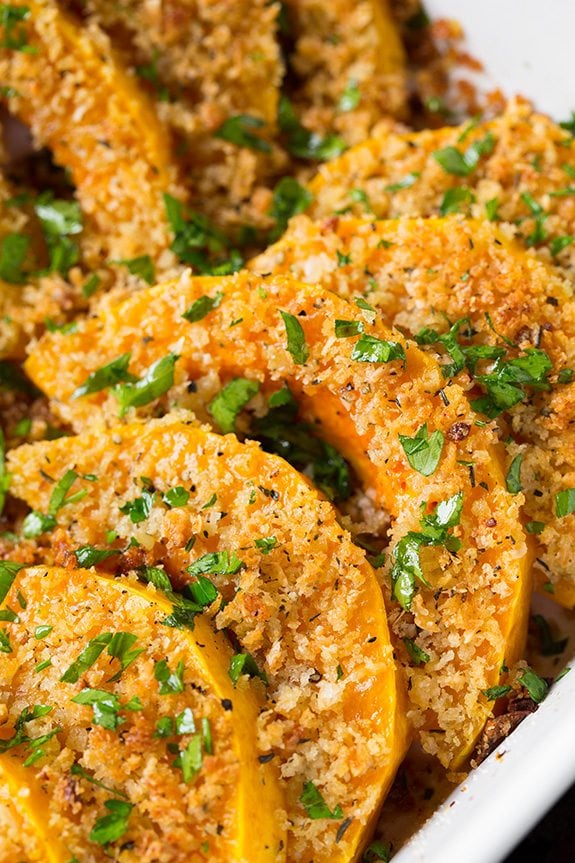 Parmesan Butternut Squash Gratin