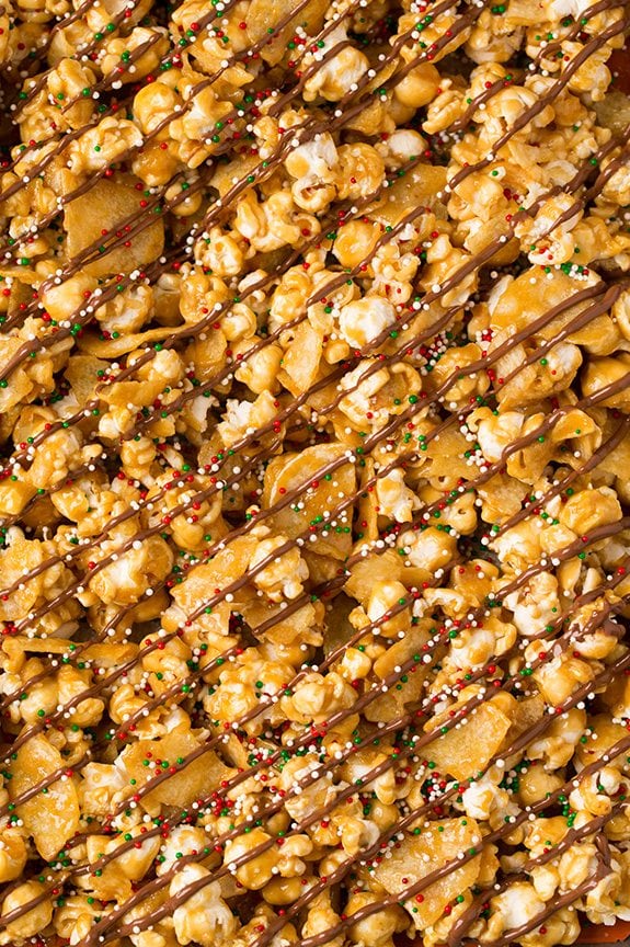 Kettle Chip Caramel Popcorn | Cooking Classy