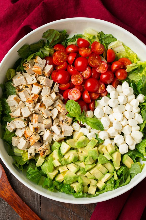 Caprese Chicken and Avocado Chopped Salad | Cooking Classy