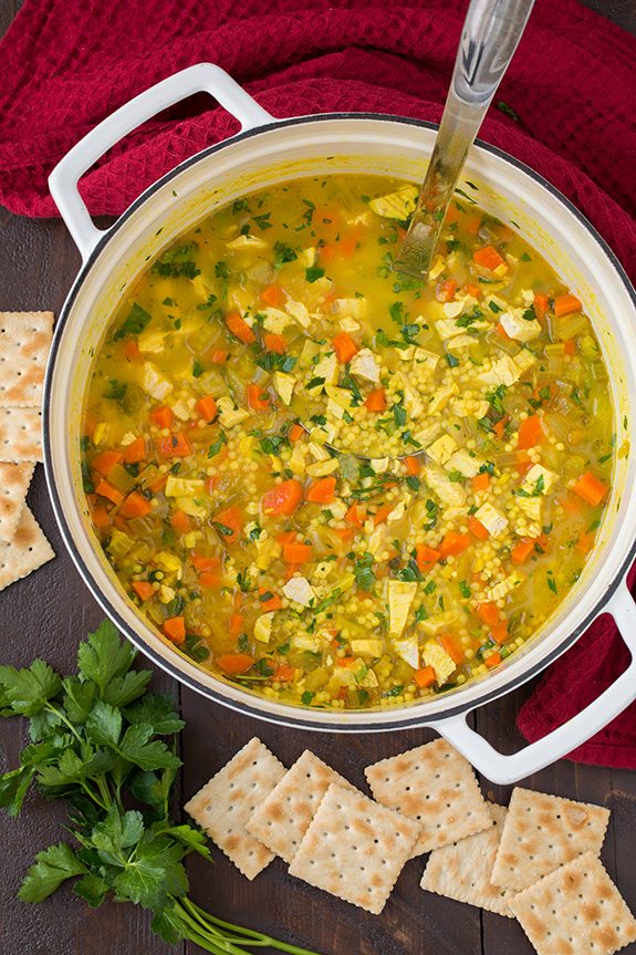 Cold Buster Chicken and Pasta Soup | Cooking Classy