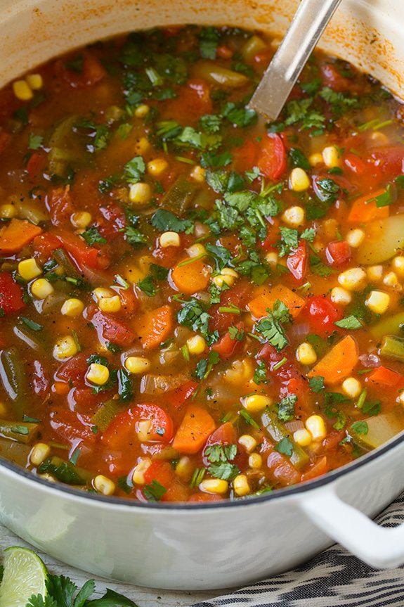 Mexican Vegetable Soup | Cooking Classy