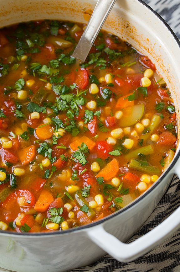 Mexican Vegetable Soup | Cooking Classy