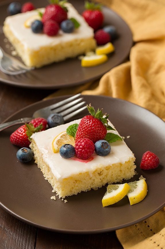 Lemon Sheet Cake | Cooking Classy