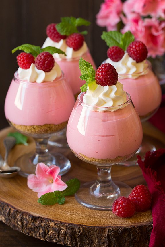 Raspberry Cheesecake Mousse | Cooking Classy