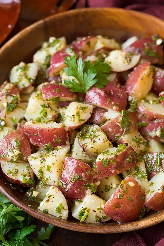 Garlic Herb Potato Salad | Cooking Classy