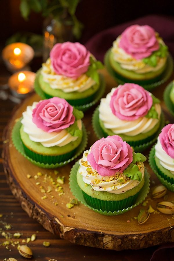 Pistachio Cupcakes | Cooking Classy