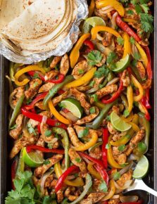 Chicken fajitas