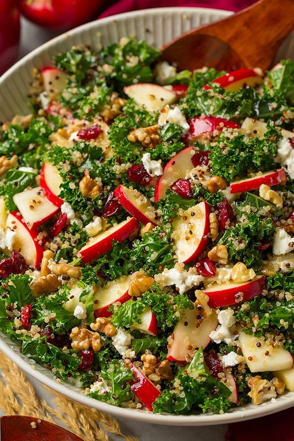 Autumn Kale Apple and Quinoa Salad | Cooking Classy