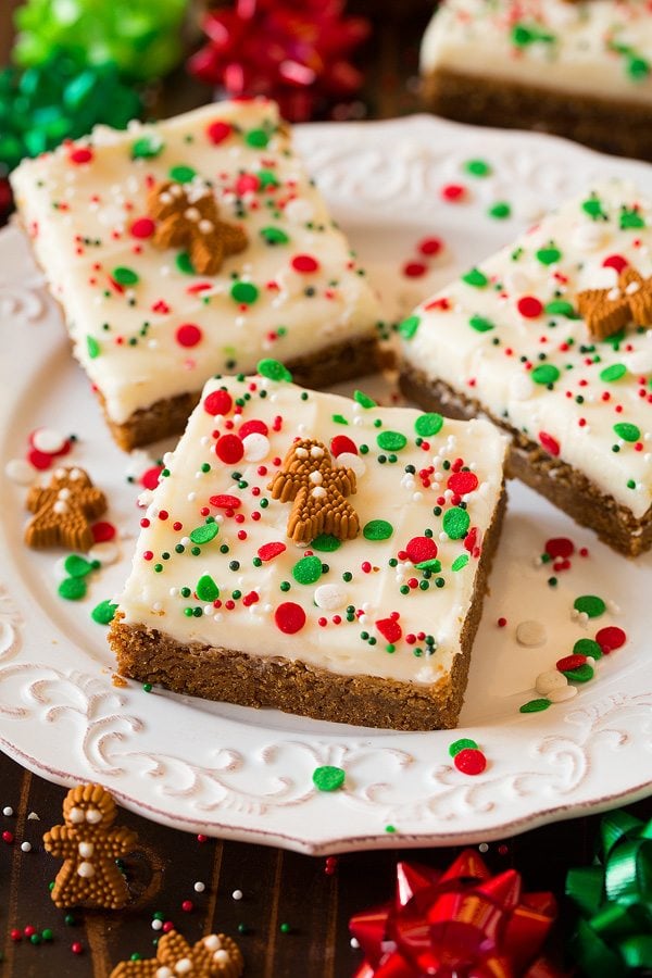 Gingerbread Bars with Cream Cheese Frosting | Cooking Classy