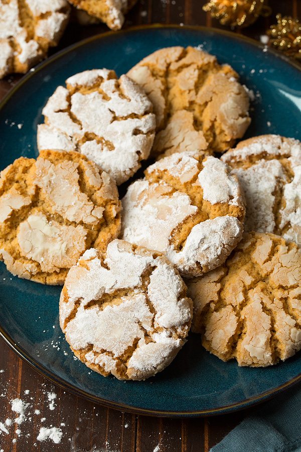 Christmas Crinkle Cookies