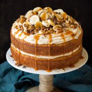 Banana Cake with Salted Caramel Frosting