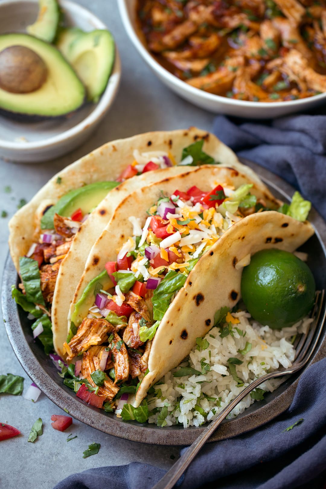 Salsa Chicken Tacos