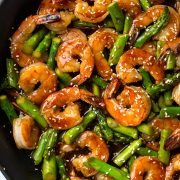 Teriyaki Shrimp and Asparagus