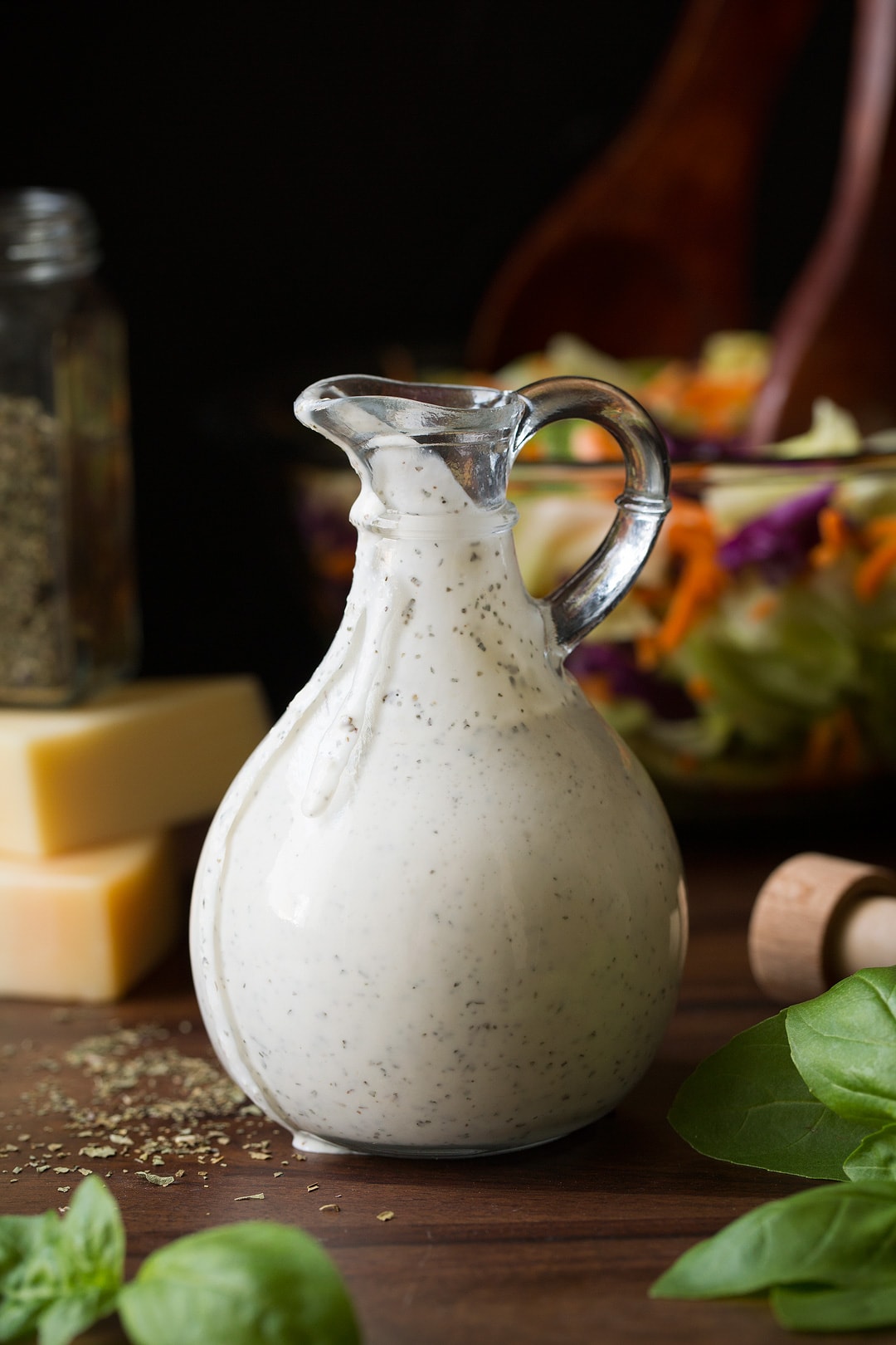 Creamy Pesto Salad Dressing