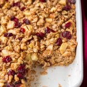 Apple Cinnamon Baked Oatmeal