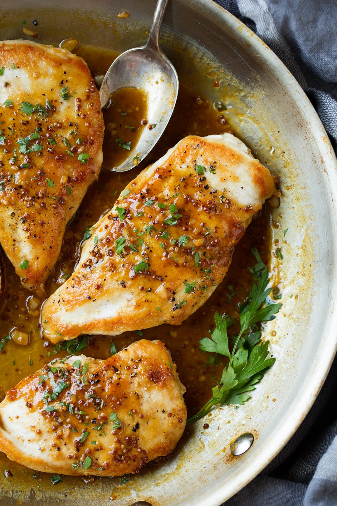 Maple Mustard Skillet Chicken